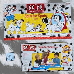 Mattel 1996 Disney’s 101 Dalmatians Spin for Spots Game (incomplete)